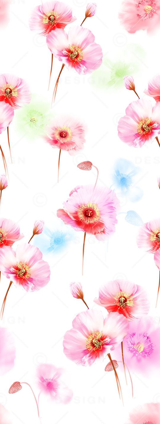 玉兰花印花华亿平台图片