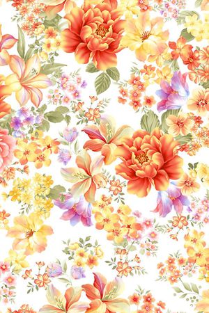 玉兰花印花华亿平台图片