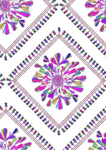 652207-方巾铺梦网满紫