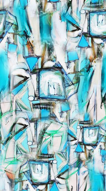 抽象印花华亿平台图片