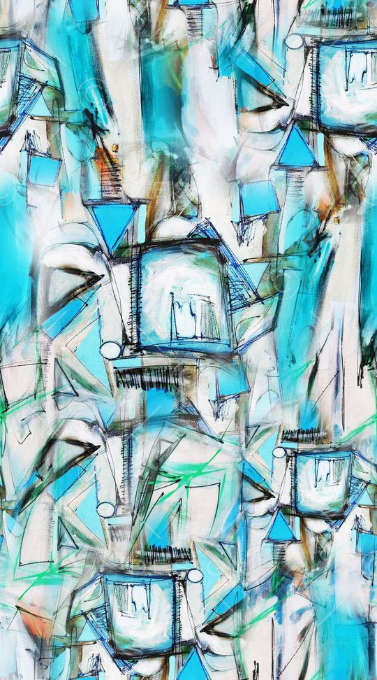 抽象印花华亿平台图片