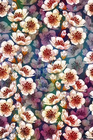 水彩印花华亿平台图片