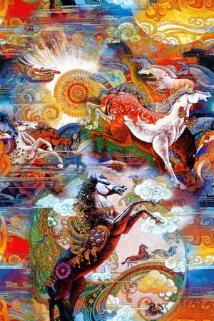 民族风印花华亿平台图片