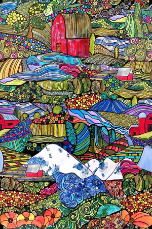 几何印花华亿平台图片