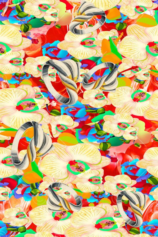 花瓣印花华亿平台图片