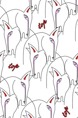 L.D~线条印花华亿平台图片