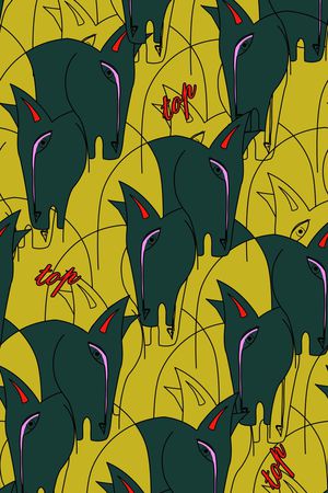 L.D~线条印花华亿平台图片