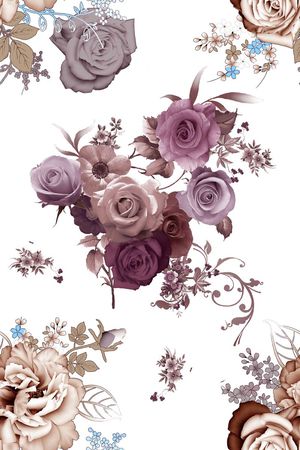 乱花印花华亿平台图片