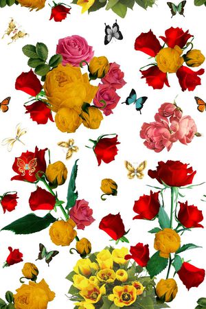 乱花印花华亿平台图片