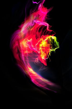 胸前独幅印花华亿平台图片