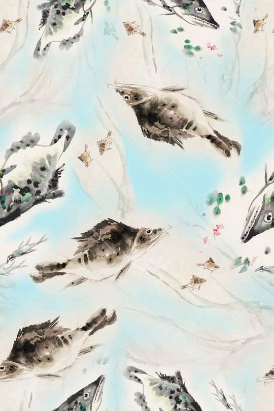 中国风高端风印花华亿平台图片