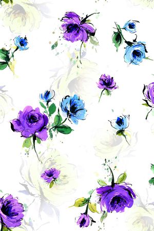 水彩印花华亿平台图片