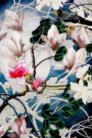 定位花印花华亿平台图片