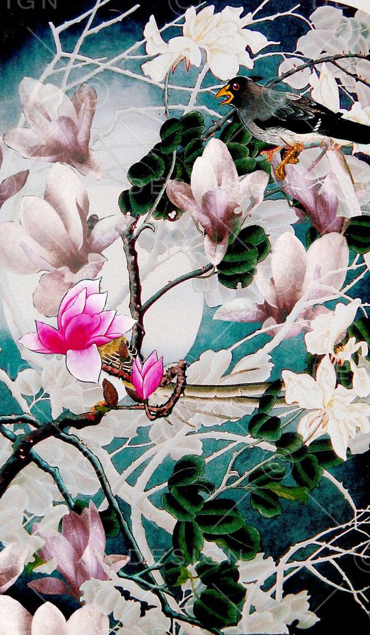 定位花印花华亿平台图片