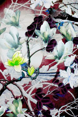 定位花印花华亿平台图片