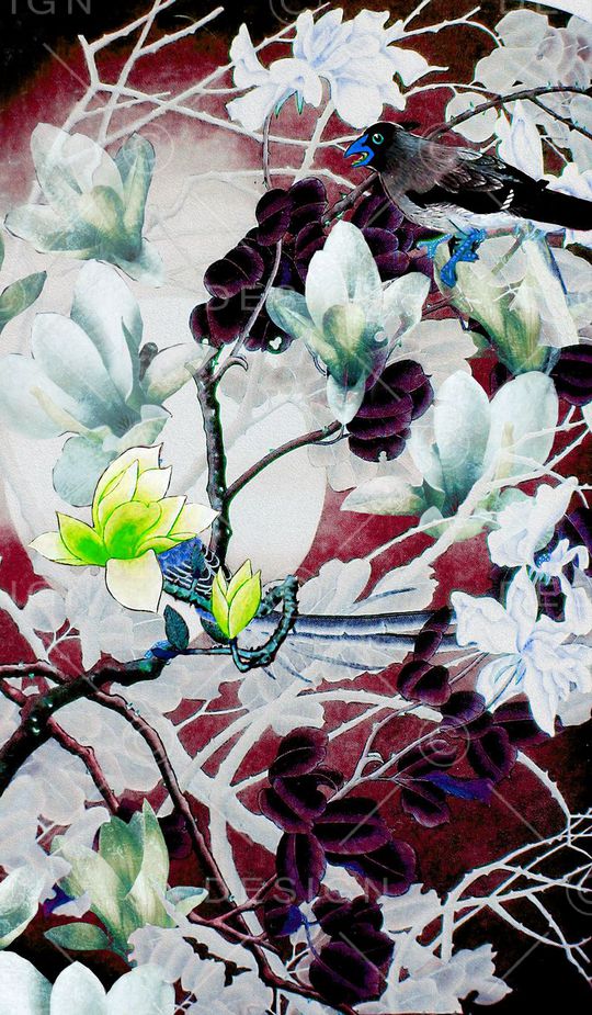 定位花印花华亿平台图片