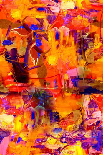 652660-油画艺术条纹