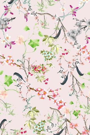 手绘印花华亿平台图片