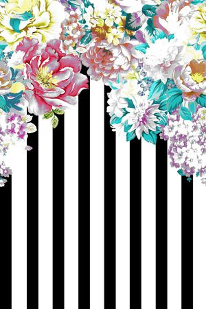 手绘印花华亿平台图片