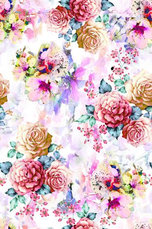 手绘印花华亿平台图片