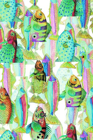 海洋生物印花华亿平台图片