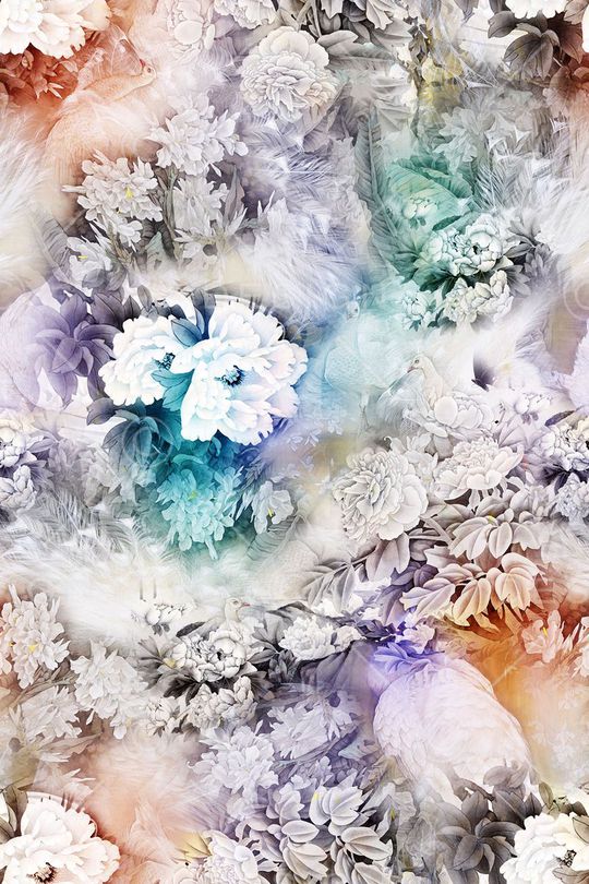 花鸟印花华亿平台图片