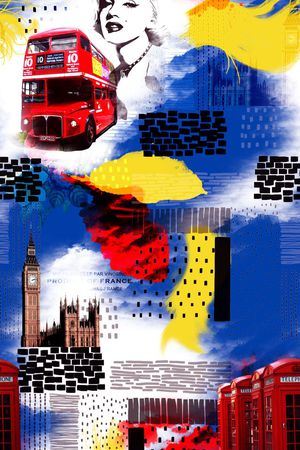 复古电车印花华亿平台图片