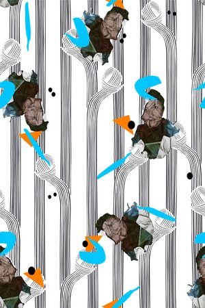 流行时尚印花华亿平台图片