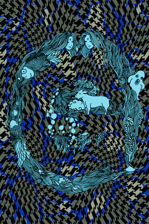 千鸟格印花华亿平台图片