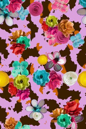 花朵印花华亿平台图片