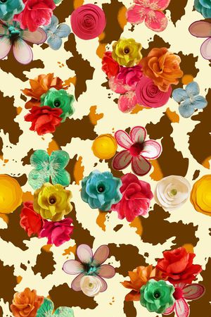 花朵印花华亿平台图片