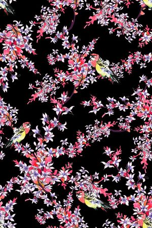 中国风印花华亿平台图片