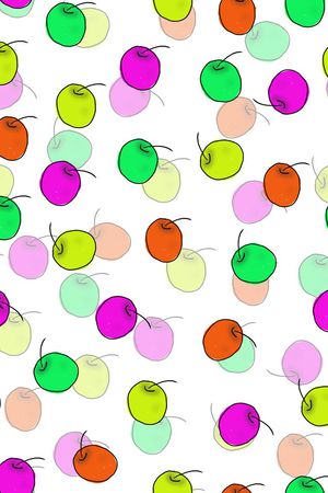 写意手绘风格印花华亿平台图片