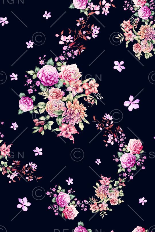 手绘画印花华亿平台图片