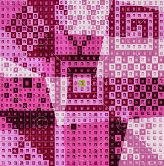 不规则几何印花华亿平台图片