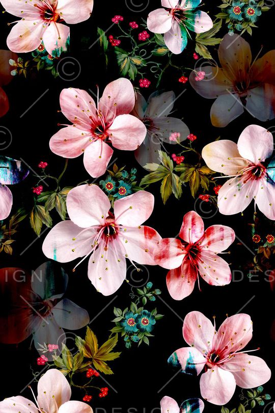 桃花印花华亿平台图片