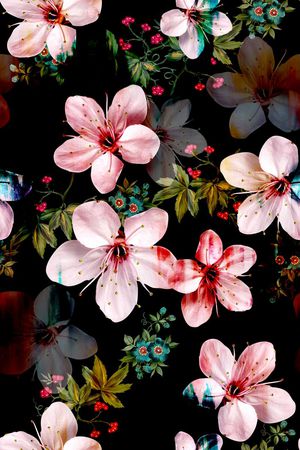 桃花印花华亿平台图片