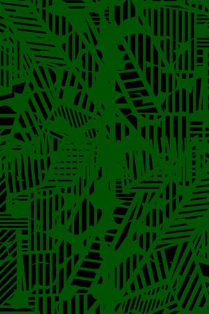 不规则几何印花华亿平台图片