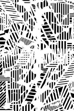 不规则几何印花华亿平台图片