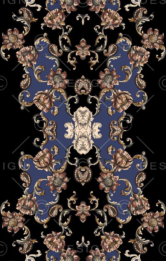 黑底印花华亿平台图片