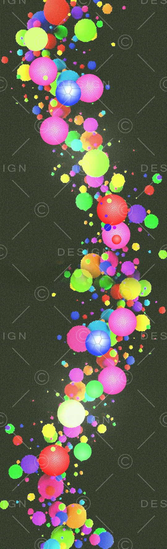 圆圈印花华亿平台图片