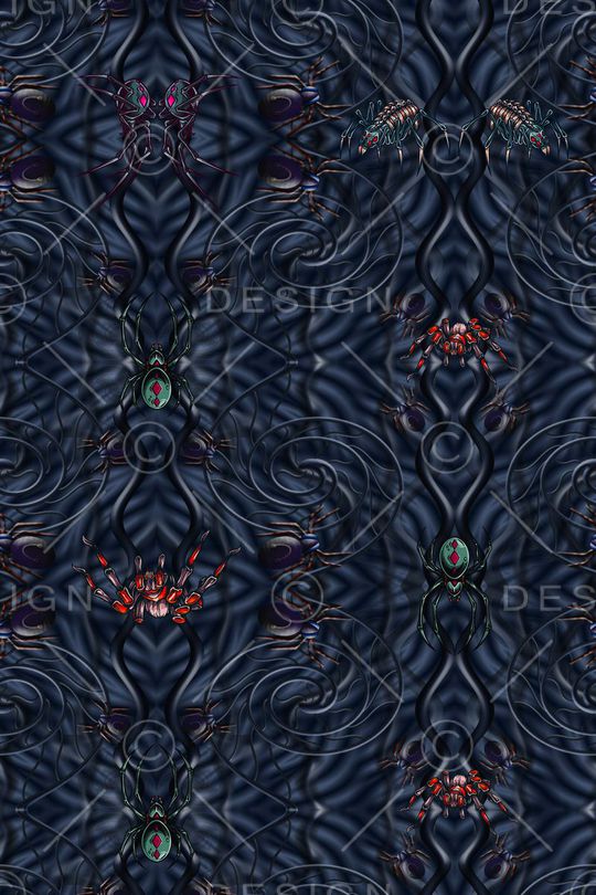 抽象立体蜘蛛网印花华亿平台图片