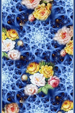 抽象印花华亿平台图片