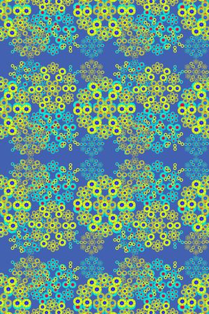 圆圈组合印花华亿平台图片