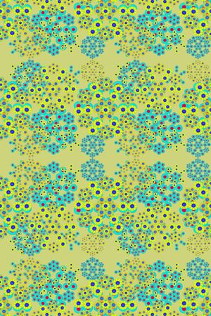 圆圈组合印花华亿平台图片