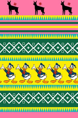 卡通印花华亿平台图片