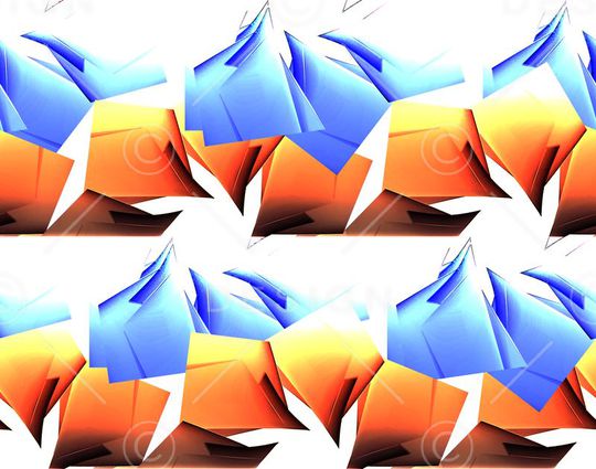 几何印花华亿平台图片