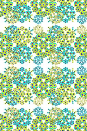 圆圈组合印花华亿平台图片