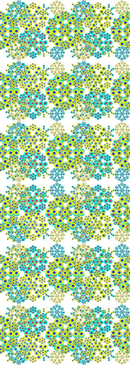 圆圈组合印花华亿平台图片