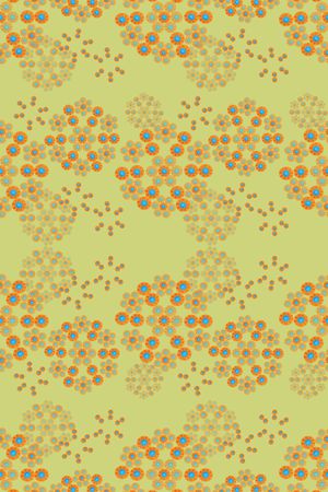 圆圈组合印花华亿平台图片